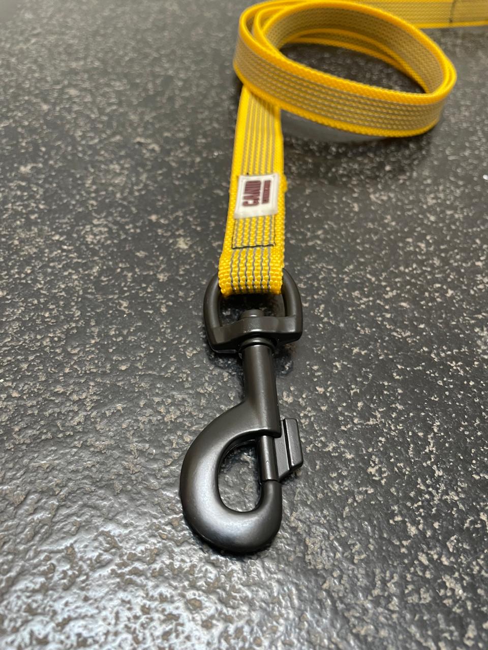 Rubber Grip Leash - Yellow