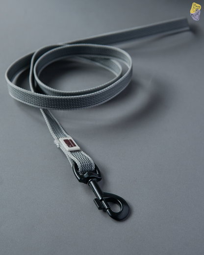 Rubber Grip Leash - Grey
