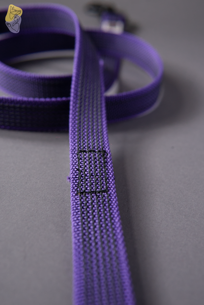 Rubber Grip Leash - Purple