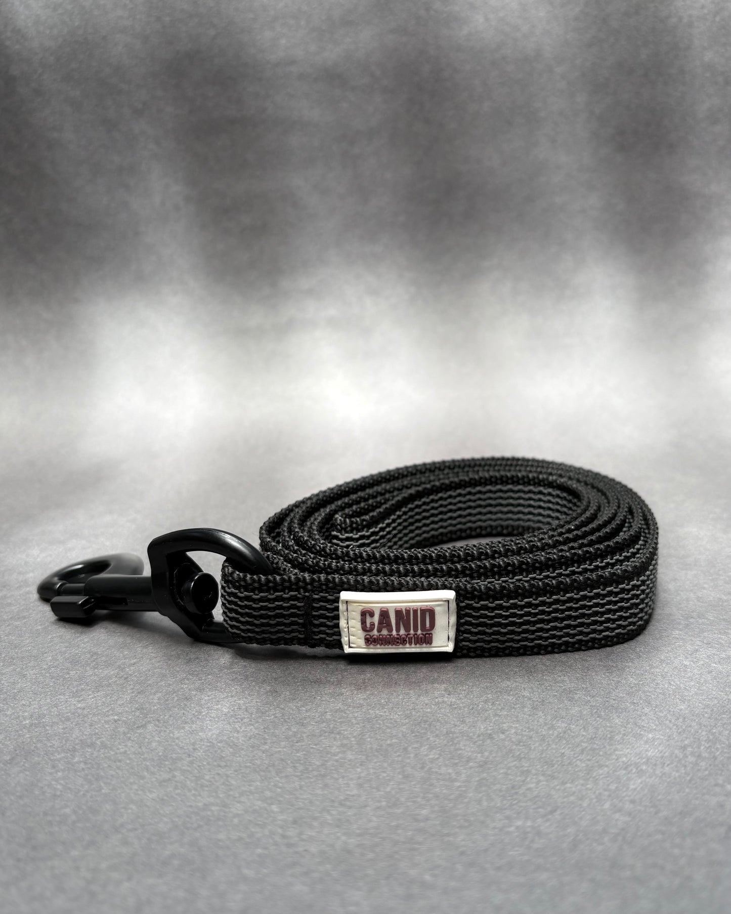 Rubber Grip Leash - Black