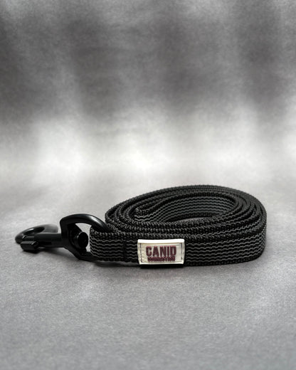 Rubber Grip Leash - Black
