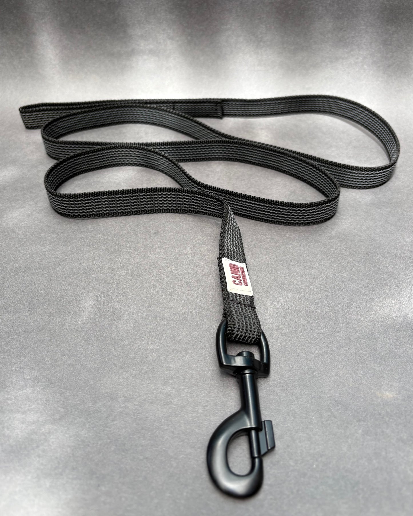 Rubber Grip Leash - Black