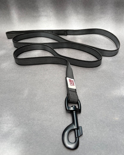 Rubber Grip Leash - Black