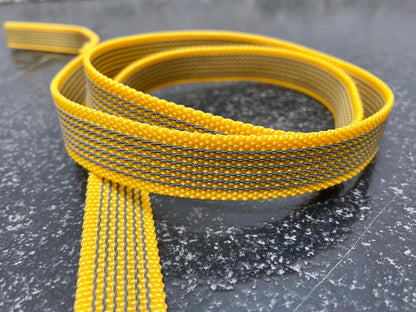 Rubber Grip Leash - Yellow