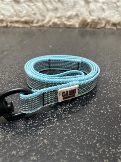 Rubber Grip Leash - Light Blue