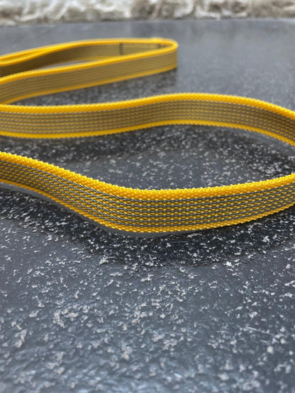 Rubber Grip Leash - Yellow
