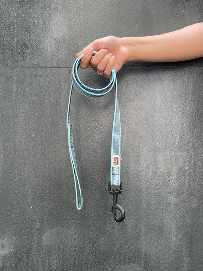 Rubber Grip Leash - Light Blue