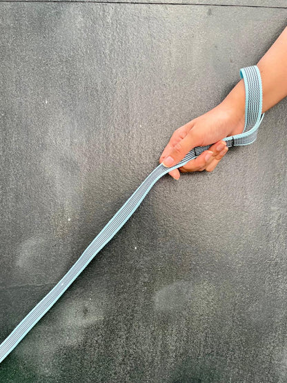 Rubber Grip Leash - Light Blue