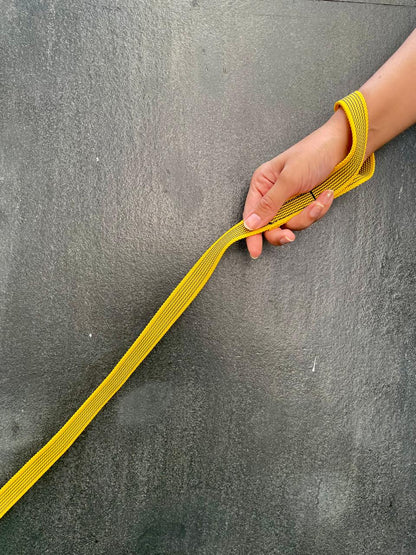 Rubber Grip Leash - Yellow